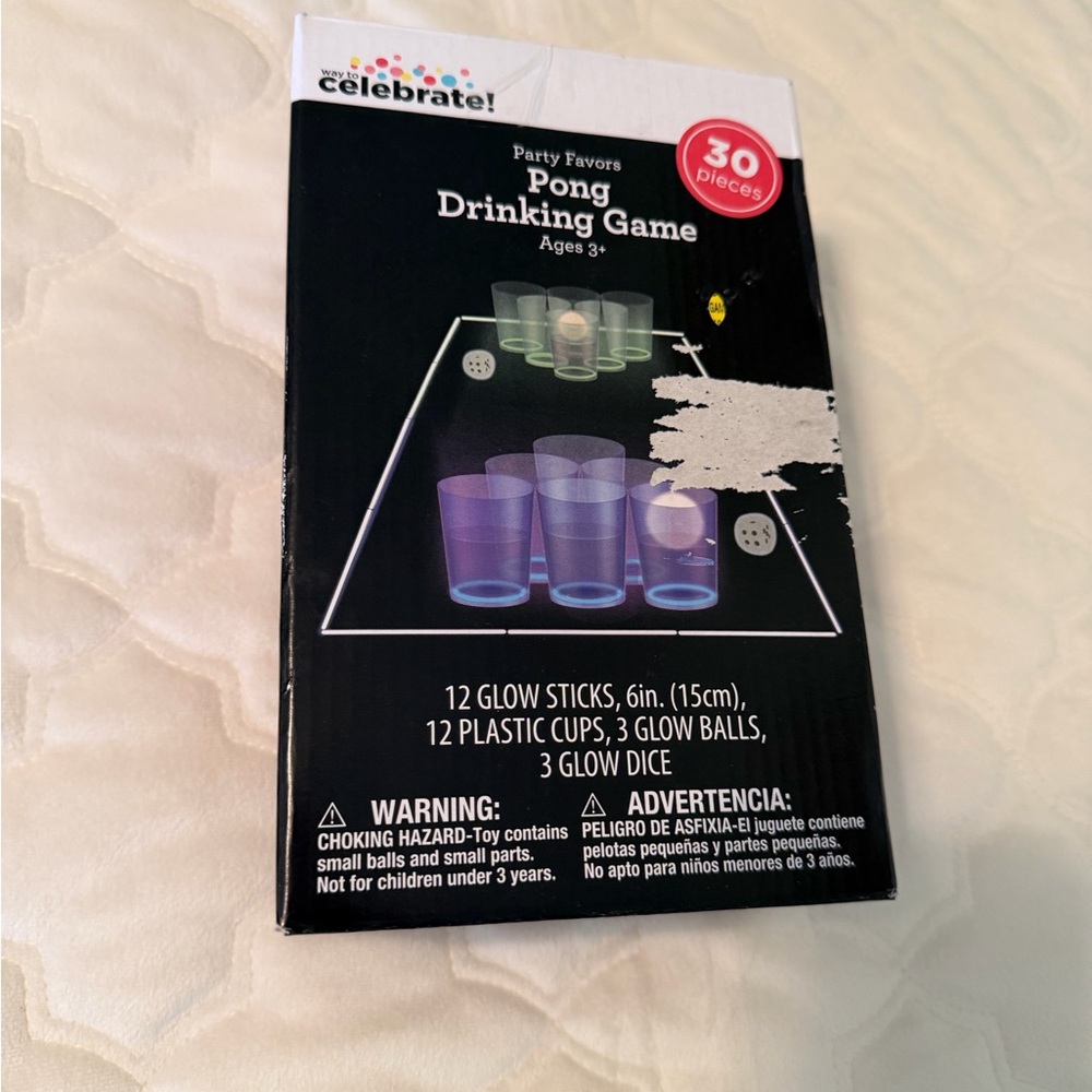 Celebrate Pong Drinking Game Set